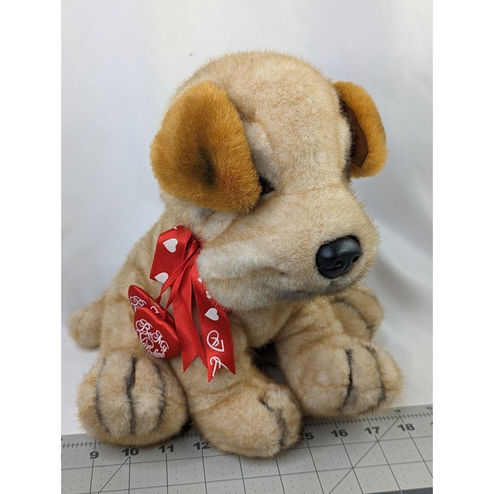 Shar Pei Dog Plush 12 Inch Frosted Brown Valentines Novelty Inc Stuffed Animal